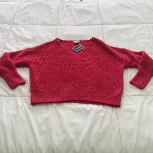 NWT Sincerely Jules soft hot pink v neck sweater medium that can be layered